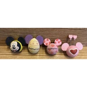 Lot Of 4 Disney Antenna Ball Topper Car Decoration Mickey Easter‎ Egg Heart Pink